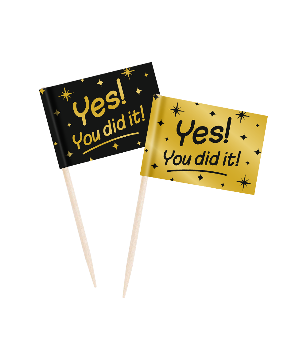De Classy party cocktail picks zijn de ideale versiering in een hapje op bijvoorbeeld een verjaardag en zijn daarom reuze handig.