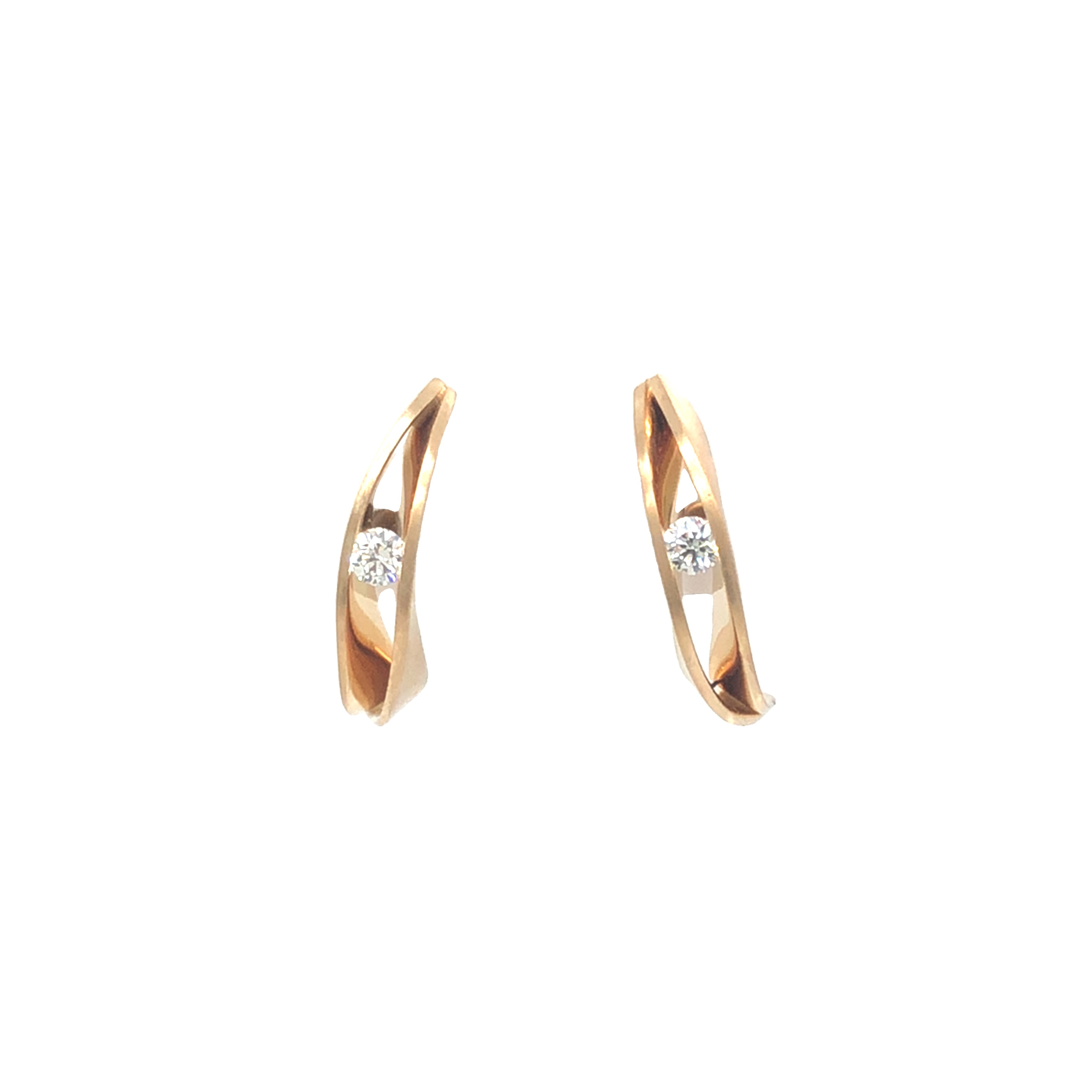 Diese Ohrstecker  bestehen aus 750/000 Gelbgold und sind mit je einem Brillanten von 0,20 ct in der Farbe F und Reinheit VVS verziert. Diese eleganten Schmuckstücke sind ideal für jeden Anlass und verleihen jedem Outfit ein edles Finish. Tragen Sie sie zu formellen Anlässen oder um Alltagslooks aufzuwerten. Perfekt für minimalistische Eleganz.