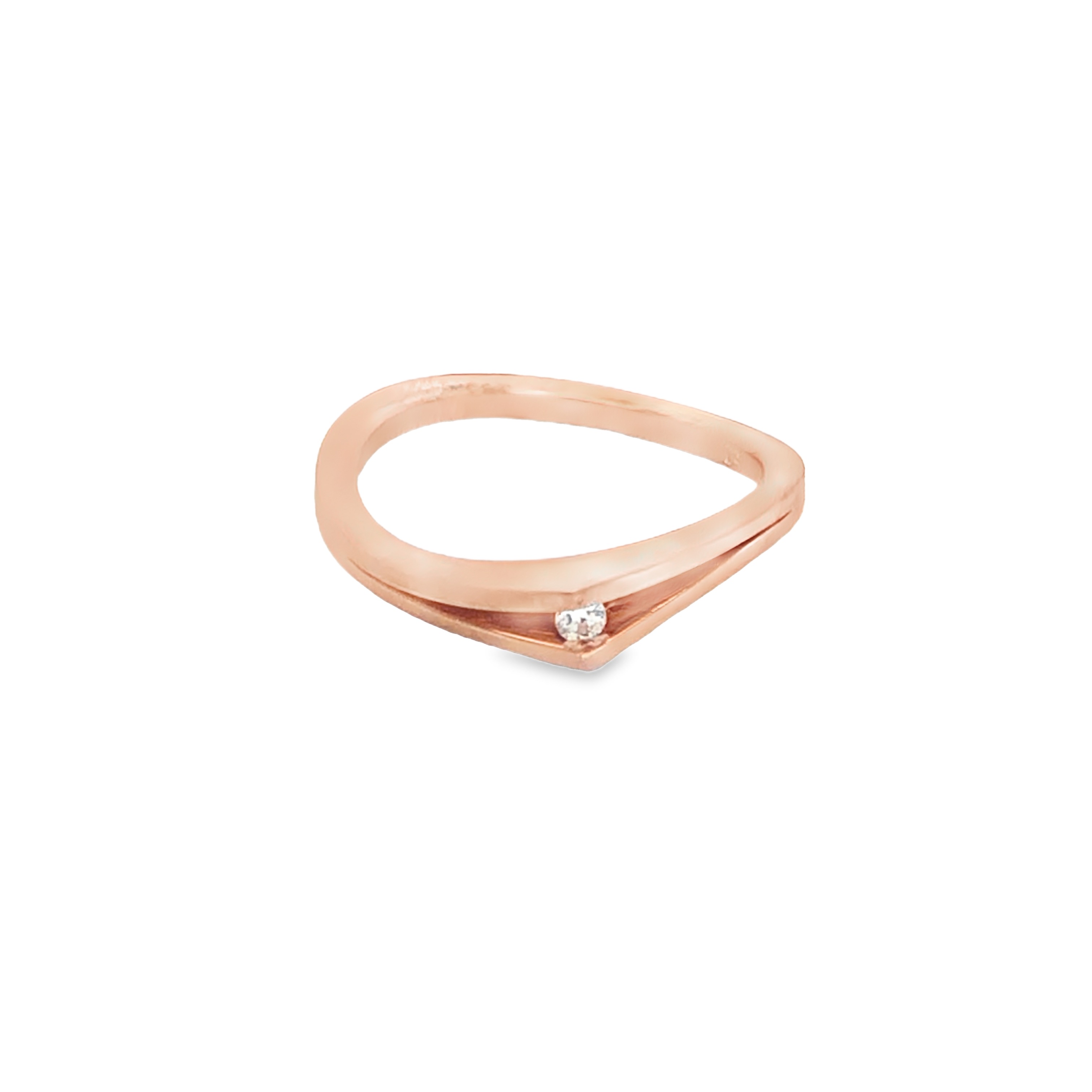 Der 1 Ring in 750/000 Rotgold mit Brillant 0.03 ct F VVS ist ein sehr elegantes Schmuckst&uuml;ck. Tragen Sie diesen Ring als Highlight am Finger, um jedem Outfit einen Hauch von Luxus zu verleihen. Perfekt f&uuml;r besondere Anl&auml;sse und den t&auml;glichen Glamour.