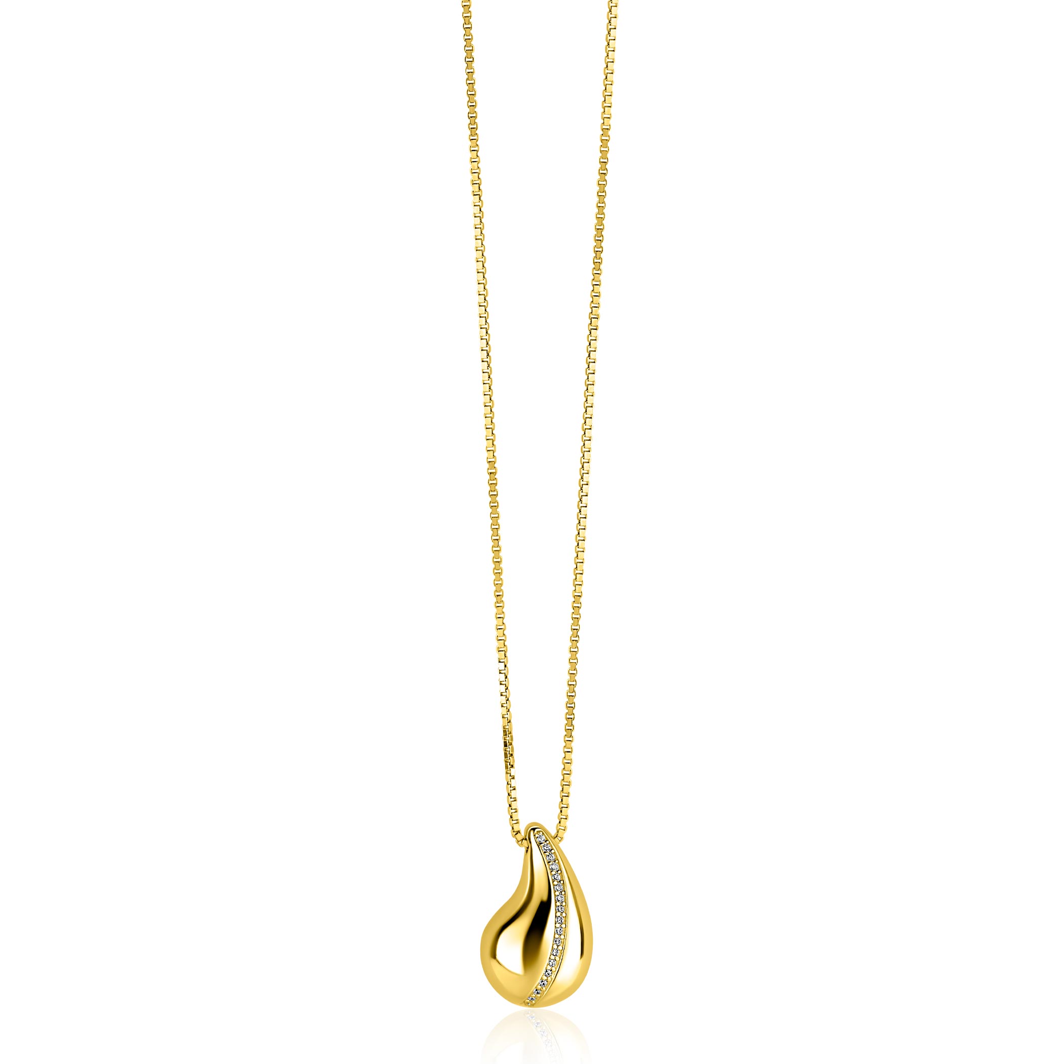 Zinzi Verguld Zilver Collier + Hanger ZIC2707Y
