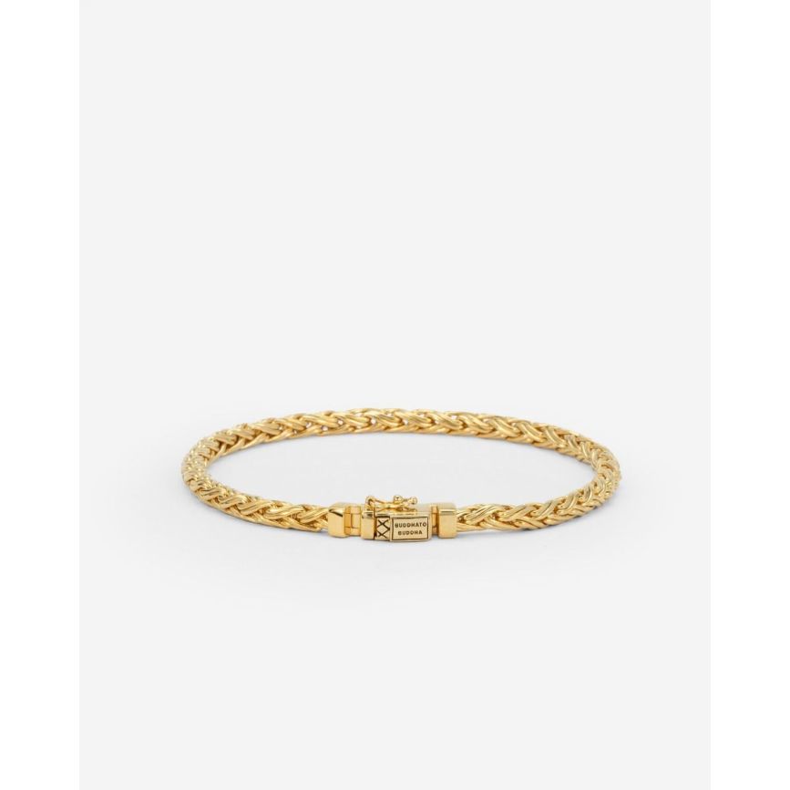 Buddha to Buddha - J175GV D - Katja Mini Armband  zilver Verguld