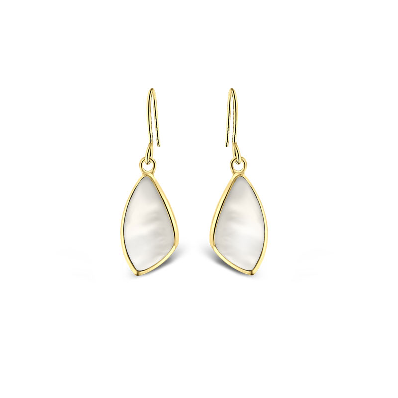 MY iMenso Eterno "Michelina MOP" earrings (925/0,5Mgold-plated) 