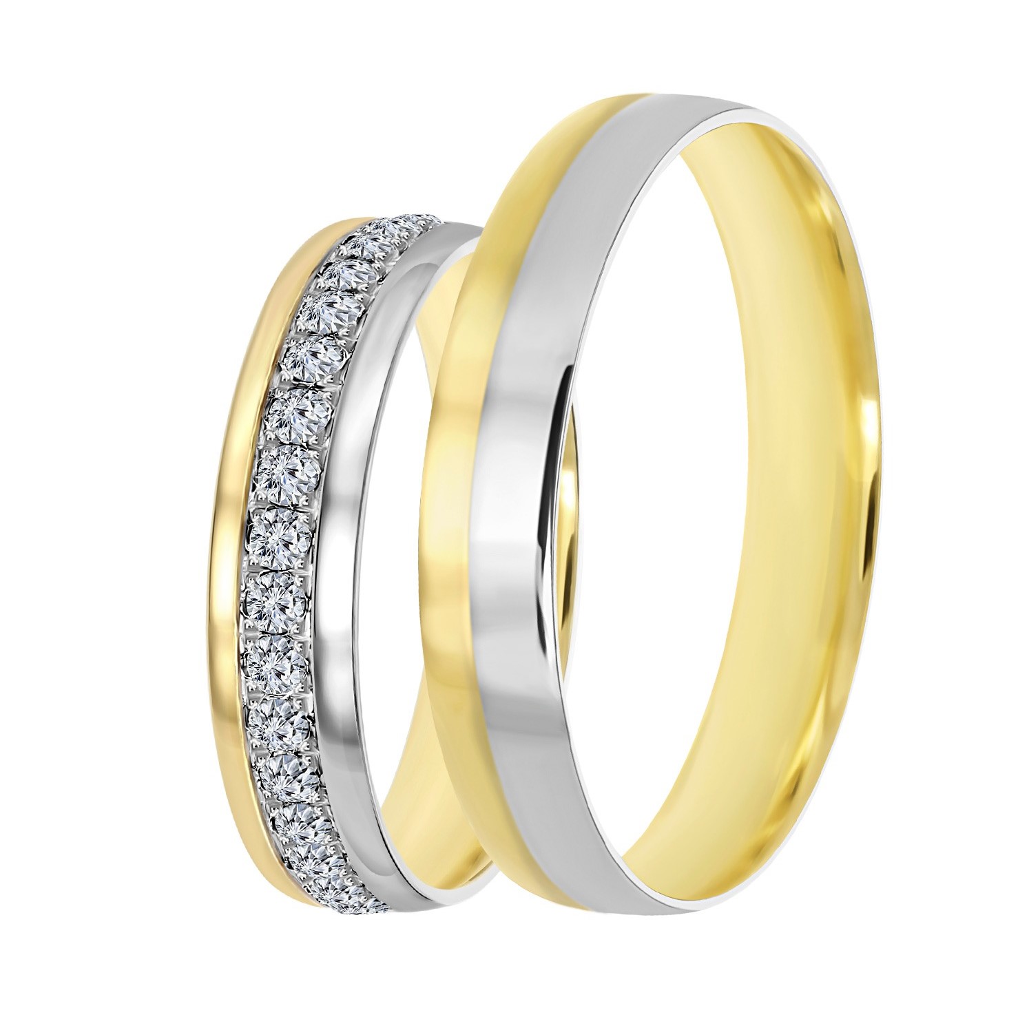 Onze trouwringen zijn verkrijgbaar in alle maten en kleuren en kunnen worden vervaardigd in 9, 14 of 18 karaat goud. Daarnaast bieden we de mogelijkheid om de ringen te laten bezetten met Swarovski zirkonia of hoogwaardige, gecertificeerde diamanten. Alle modellen zijn ook beschikbaar in zilver of platina. Bij aankoop van een set trouwringen ontvangt u van ons een gratis gravure cadeau, ter waarde van €49.