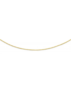 Gouden collier met zilverkern 2.5mm 50cm 40-KON02550