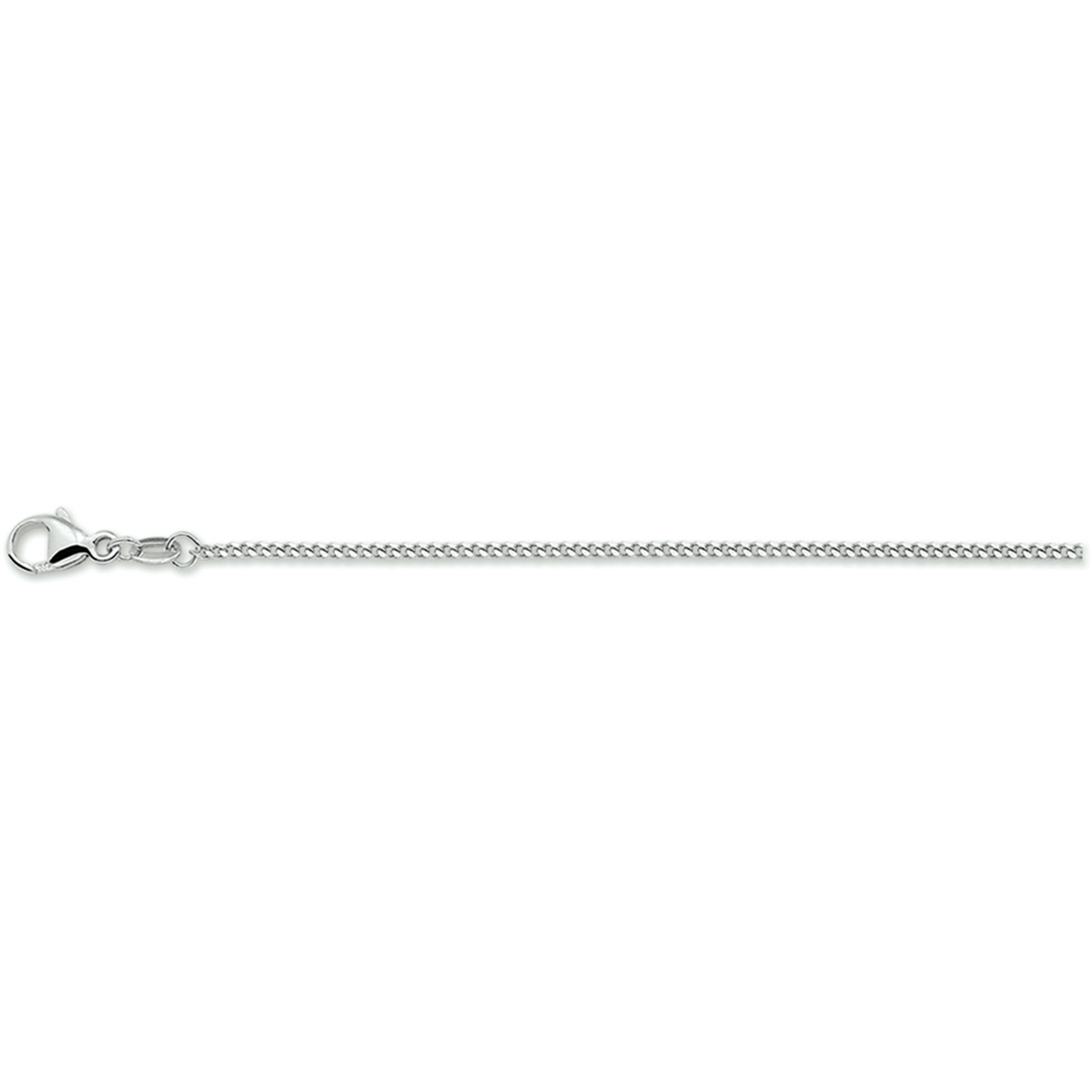 Dit zilveren Collier is een elegante zilveren ketting met een gewicht van 2,83 gram. Het collier heeft een glanzend zilveren uiterlijk en een breedte van 1,4 mm. Met een lengte van 450 mm is deze ketting perfect om dagelijks te dragen of voor een speciale gelegenheid. Voeg een vleugje elegantie toe aan elke outfit!