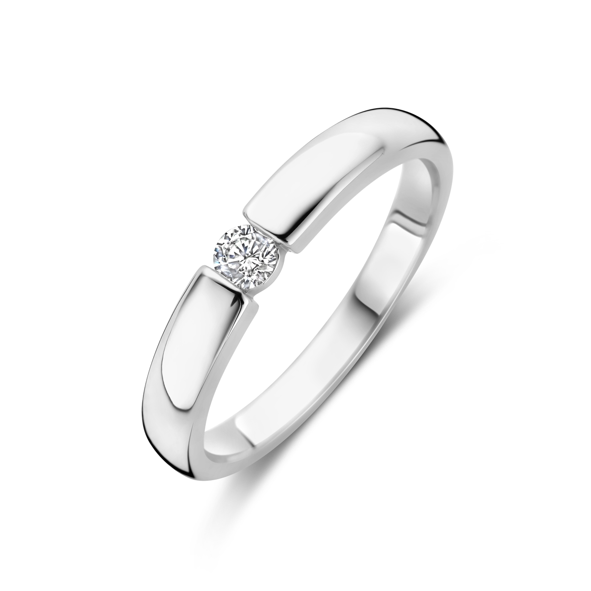 Zilveren Ring met Zirkonia