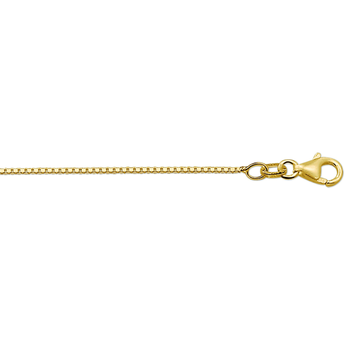 Geel goud Venetiaans collier, 60cm