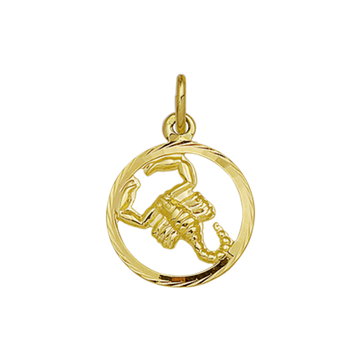 hanger sterrenbeeld gediamanteerd 14K geelgoud