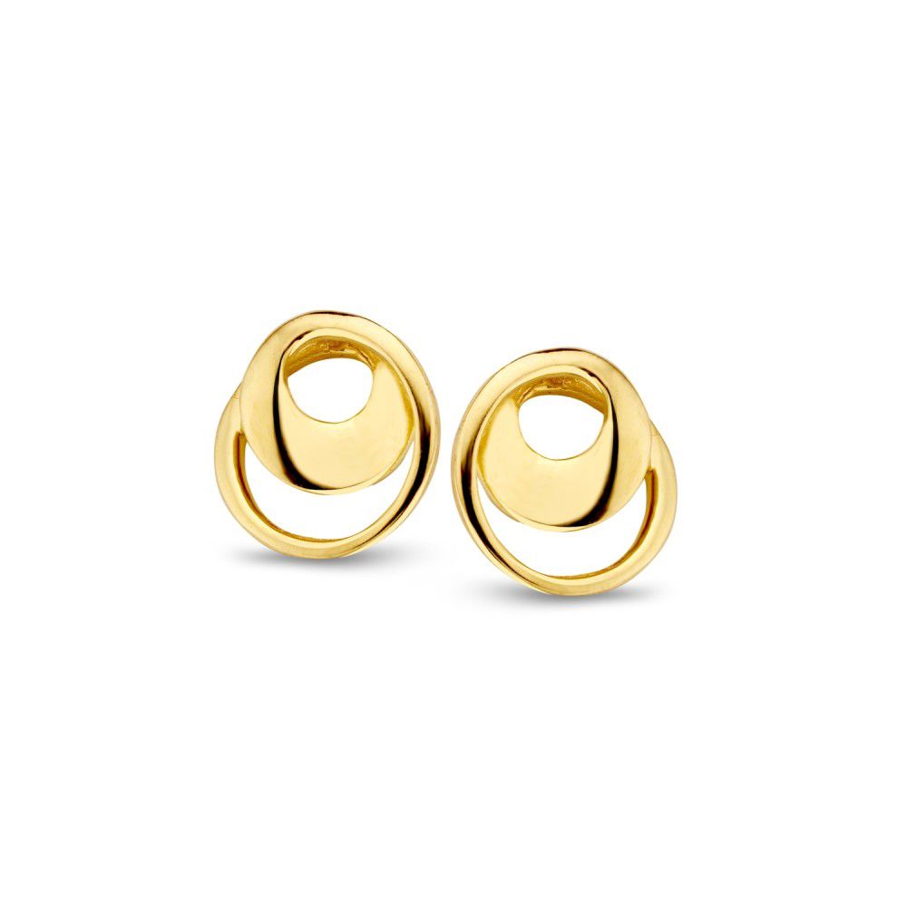Excellent Jewelry - 14kt geelgouden oorstekers fantasie - OB106239