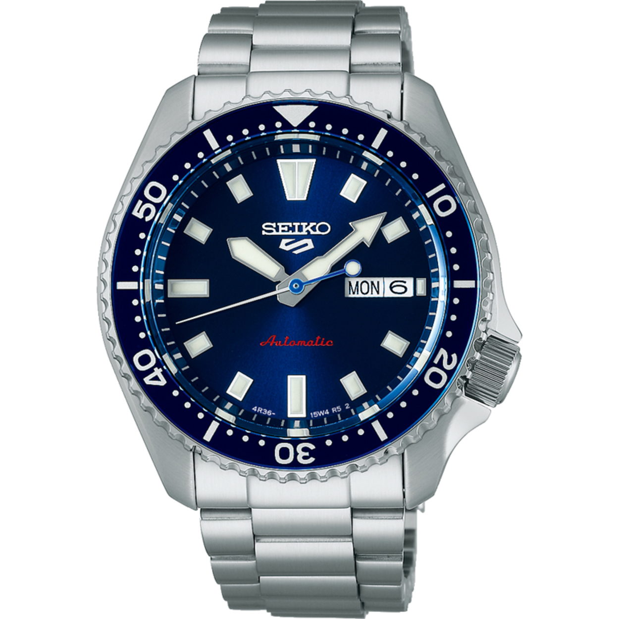 Dit is een horloge van het merk Seiko.