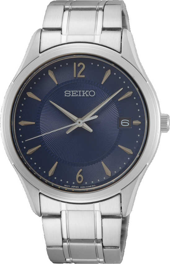 Dit heren horloge is van het merk Seiko. Het is een analoog horloge gemaakt van staal. De diameter van de kast is 26 mm en de kast is 7 mm dik.
De verdere specificaties van het horloge zijn als volgt:
Glassoort: hardlex mineraal glas
Bandbreedte: 12
Kastmateriaal: staal
Waterdichtheid: 3 ATM
Techniek: quartz