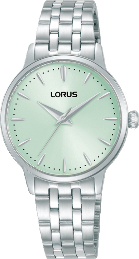Dit is een dameshorloge van het merk Lorus. Het is een analoog horloge gemaakt van staal. De diameter van de kast is 30 mm en de kast is 7.8 mm dik.
De verdere specificaties van het horloge zijn als volgt:
Kastvorm: rond
Kastkleur: zilverkleurig
Kastmateriaal: staal
Sluiting: vouwsluiting met drukker
Wijzerplaatkleur: groen
Glassoort: hardlex mineraal glas
Waterdichtheid: 5 ATM
Techniek: quartz