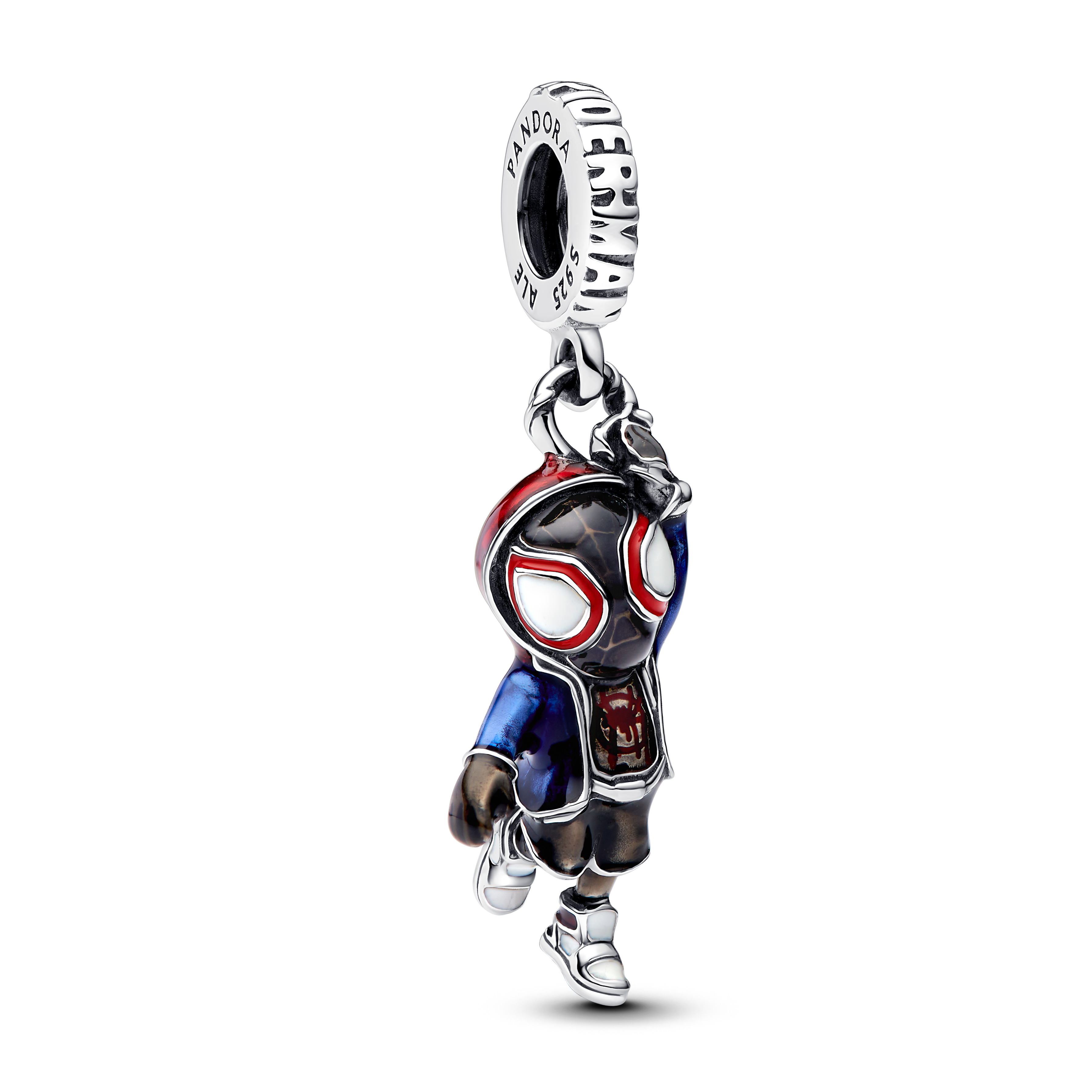 Pandora - Disney Marvel, Spider-Man Miles Morales met rood blauw en zwart emaille - 793842C01