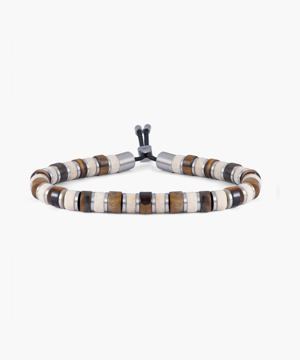 Brontide 6mm Adjustable Kanazama-Silver M 18-19cm 