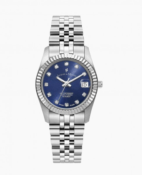 De JWL01803 polshorloge is een stijlvolle keuze. Met een zilverkleurige band en roestvrijstalen kast biedt het een elegante uitstraling. Dit horloge heeft een handige datumaanduiding. Ideaal om te dragen bij formele en casual gelegenheden, perfect passend bij zilveren of neutrale accessoires voor een samenhangende look.