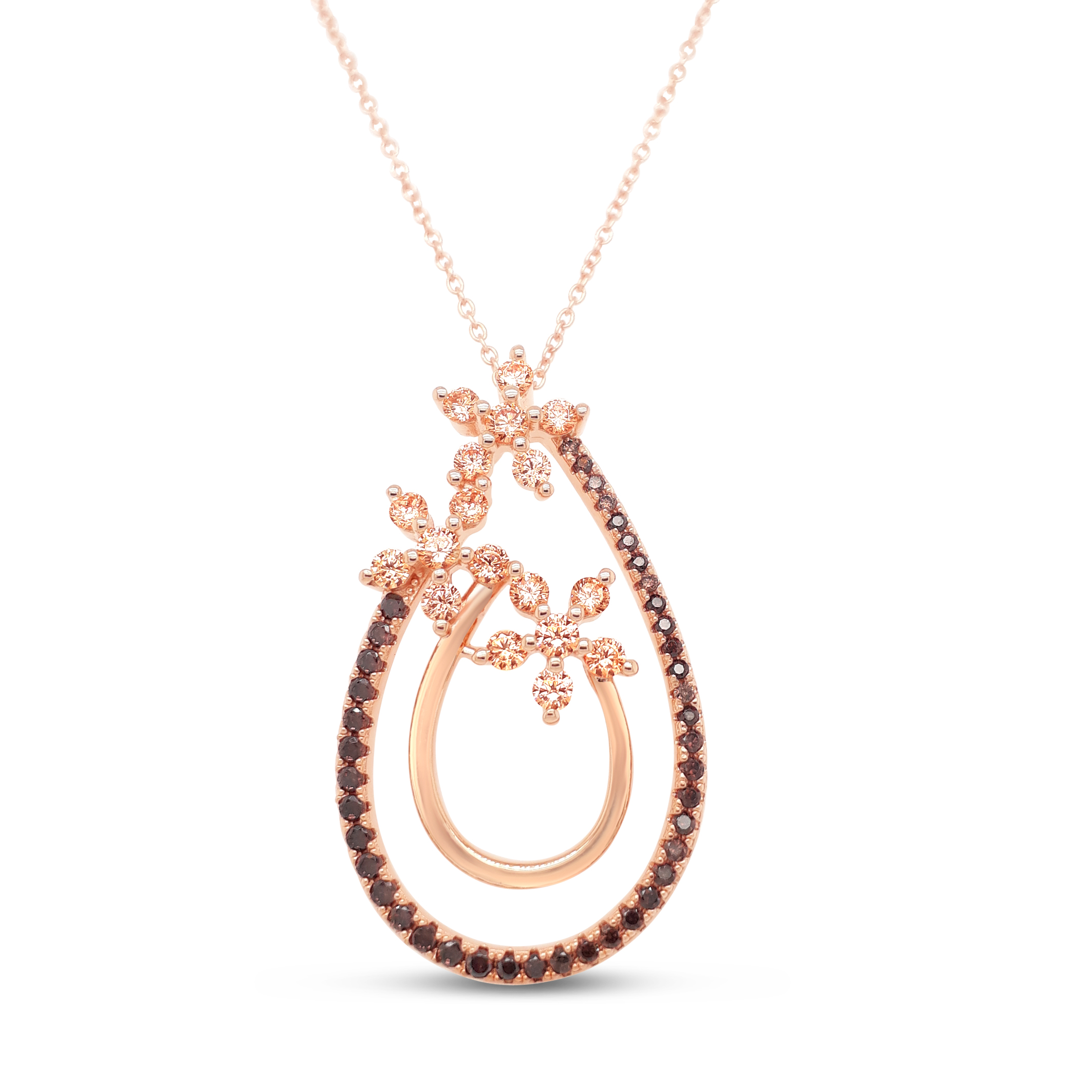 Ketting met hanger in zilver rose van het merk Silver Rose 