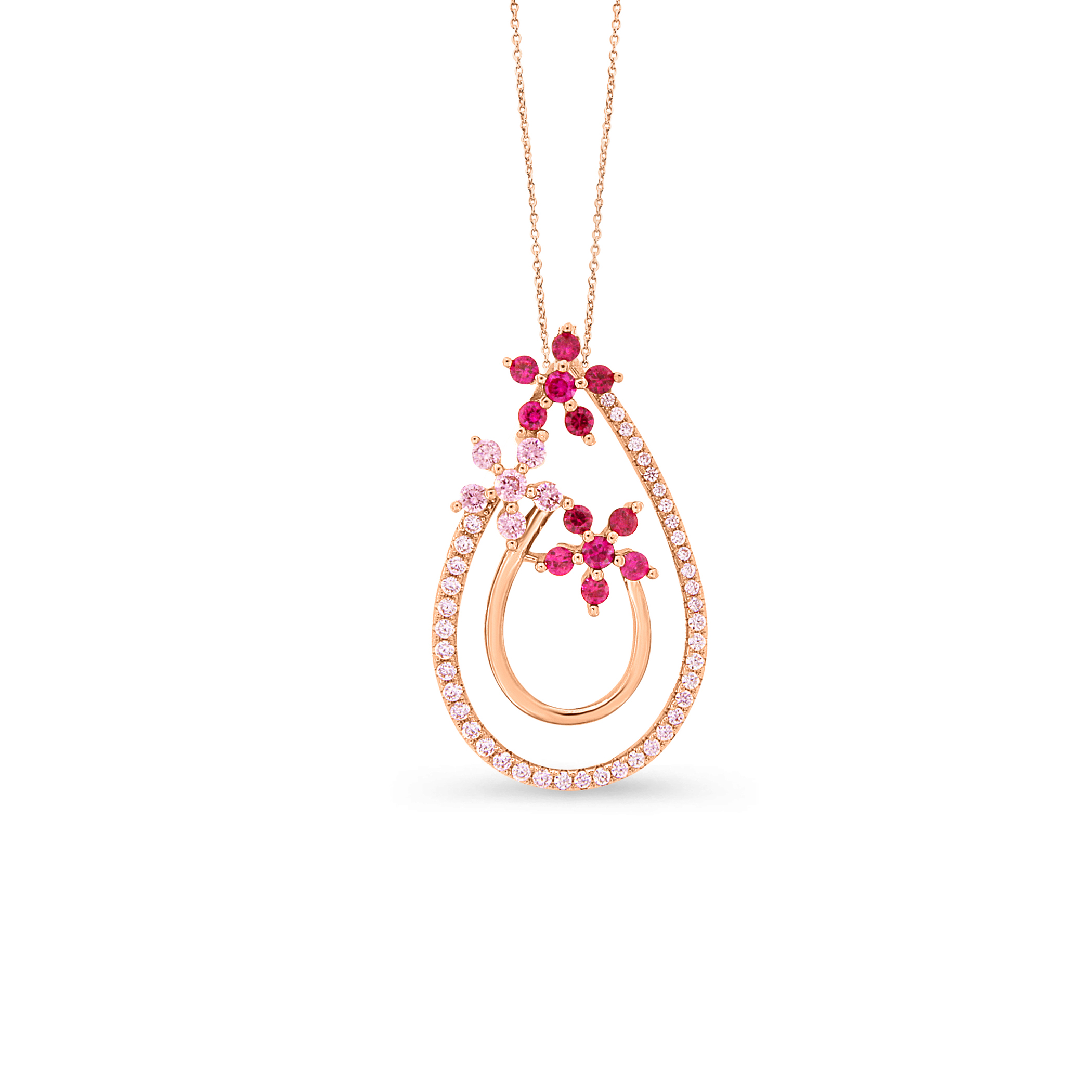 Ketting met hanger in rose verguld van het merk Silver Rose 