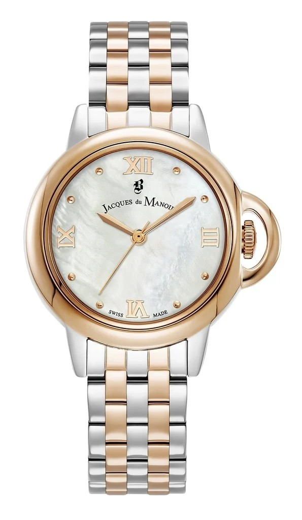 De JWL02503 horloge biedt een stijlvolle uitstraling met een witte wijzerplaat en een rosé-zilver roestvrij stalen band. Dit analoge, waterbestendige polshorloge heeft een ronde kast van 32 mm, bekleed met onbreekbaar saffierglas. Ideaal voor dagelijks gebruik zonder datumfunctie. Draag het als een elegant accessoire voor zowel zakelijke als informele gelegenheden.