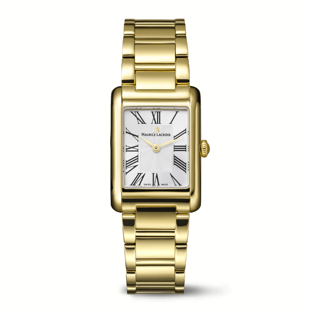 Maurice Lacroix - dameshorloge Fiaba met doublé schakelband, saffierglas, 50 meter WR, 24x34mm - FA1205-PVY02-110-1