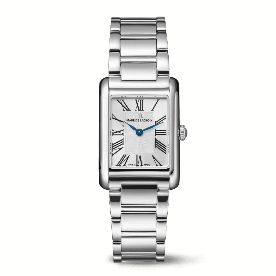 Maurice Lacroix - dameshorloge Fiaba met metalen band, saffierglas, 50 meter WR, 24x34mm - FA1205-SS002-110-1