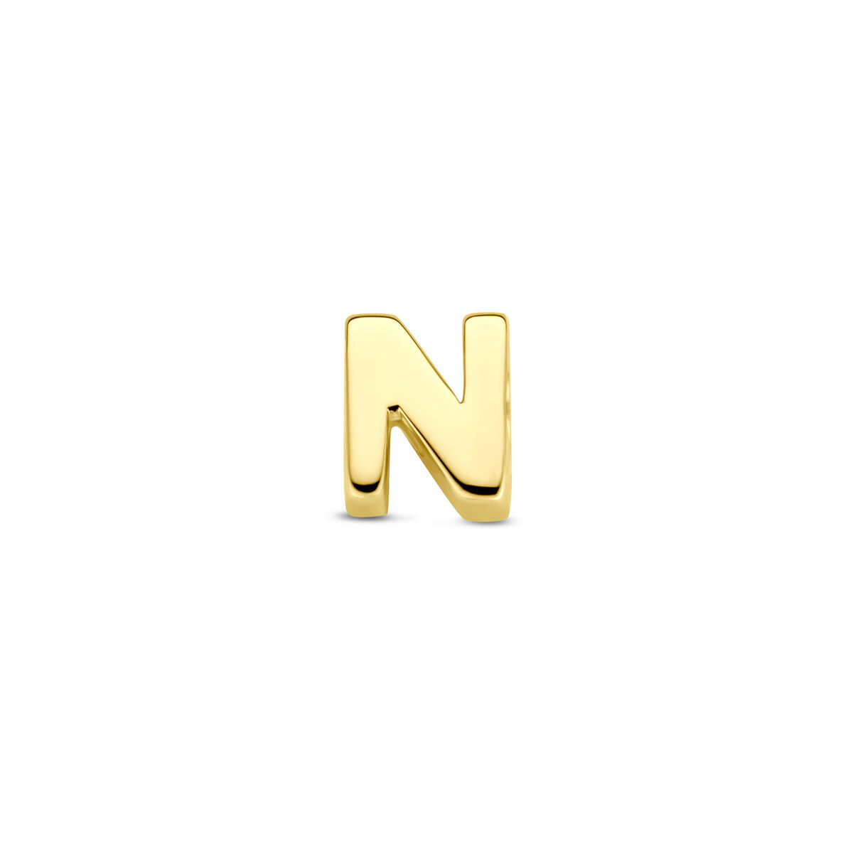 14 krt. gouden letter hanger
let op: de prijs is exclusief collier. 