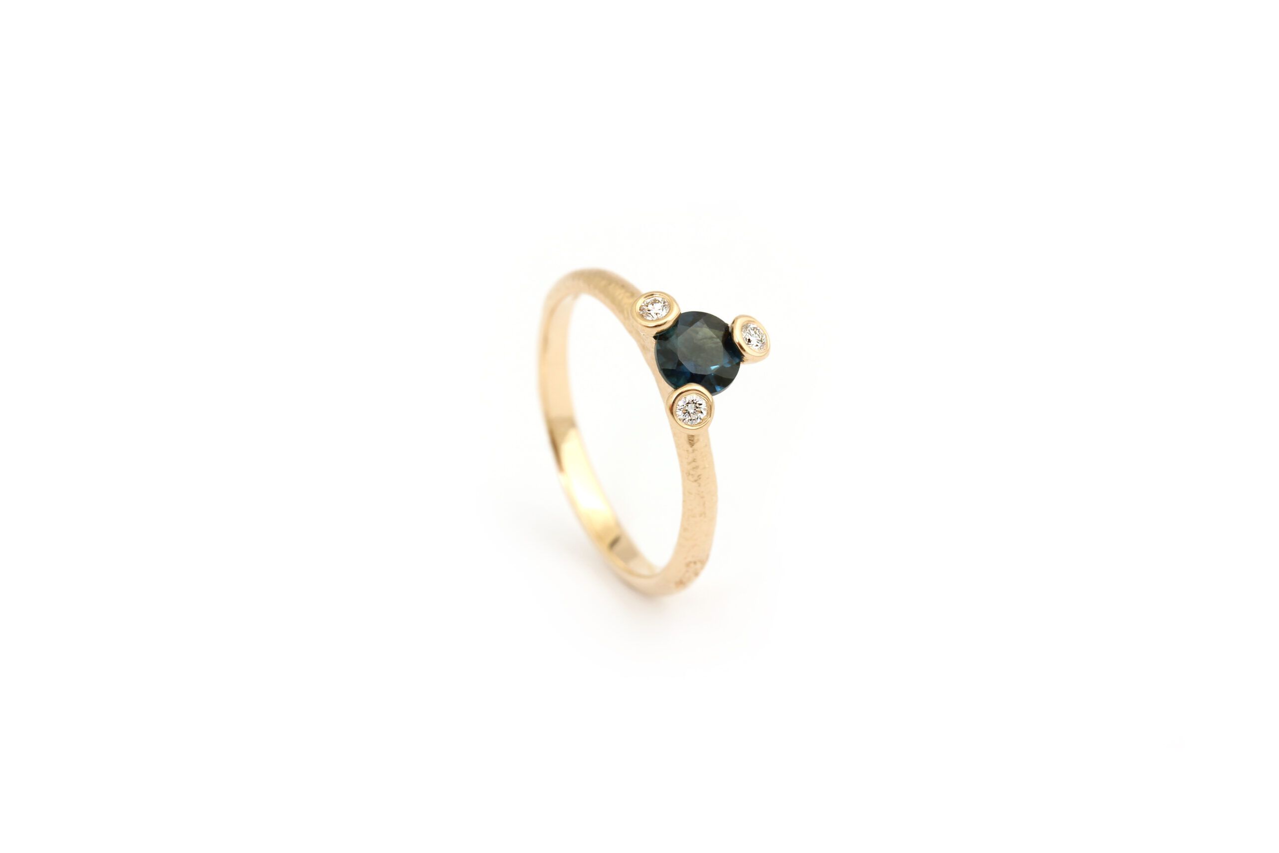 1111RXT Twigs ring With blue tourmaline
