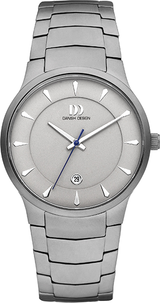 Het DANISH DESIGN Herenhorloge, is een stijlvol polshorloge met een grijze wijzerplaat en strippen als index. Het is gemaakt van antiallergisch titanium, met een saffierglas en heeft een waterbestendigheid van niveau 5. Perfect voor zowel formele als informele gelegenheden. Draag het met een nette outfit voor een verfijnde look.
