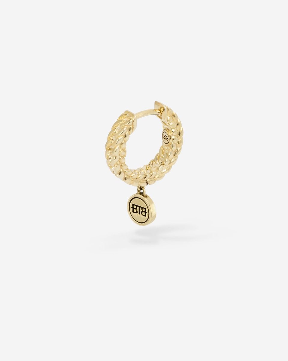 Esther Earhoop Gold Vermeil Single Piece
