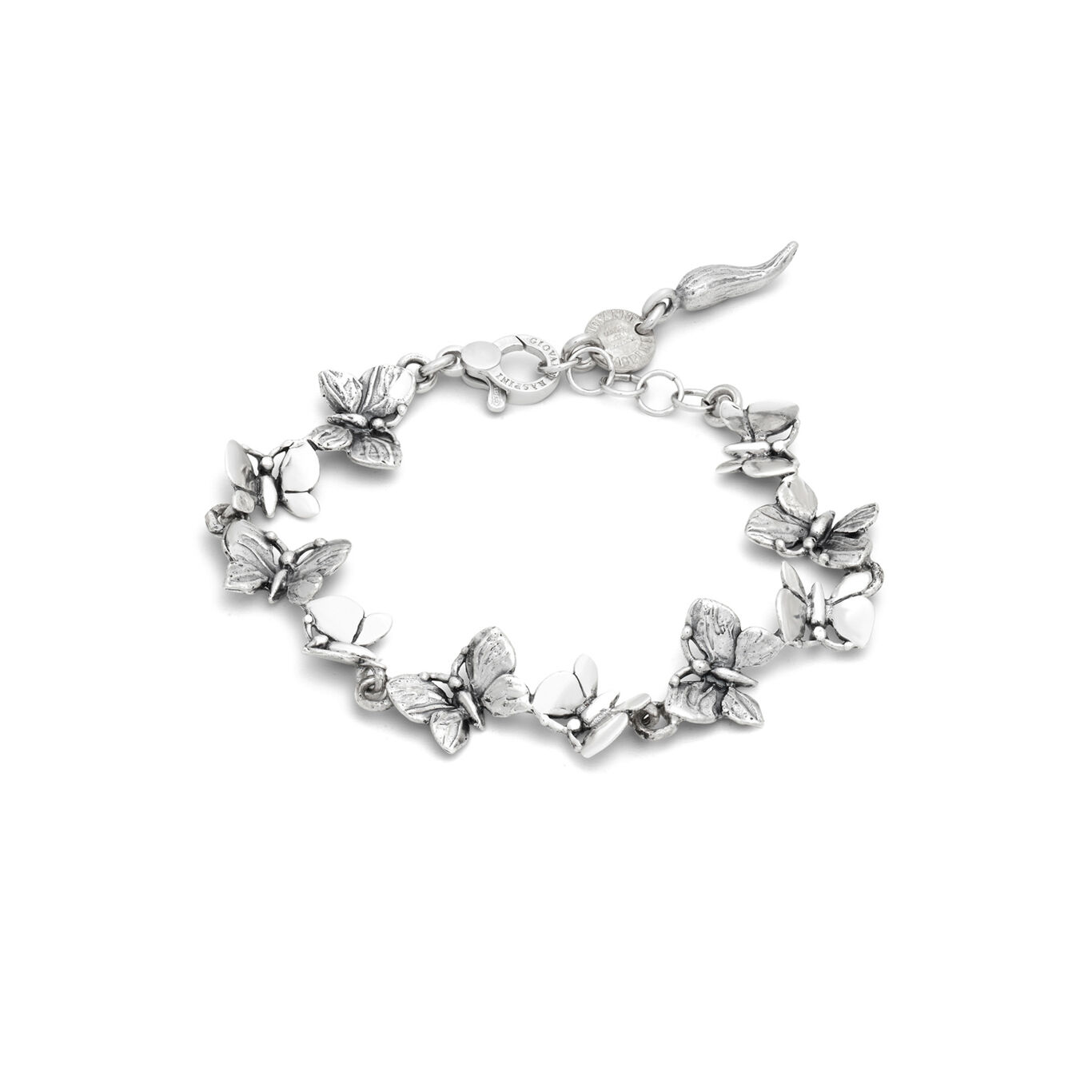 Sterling Silver
Length 18 cm
Lobster clasp closure with adjustable links
Handmade in Italy