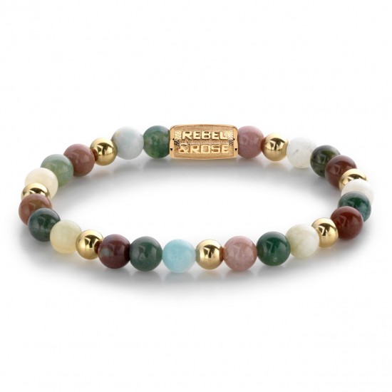 Rebel & Rose - Spring Shine, verguld 6mm, medium - RR-60077-G-M