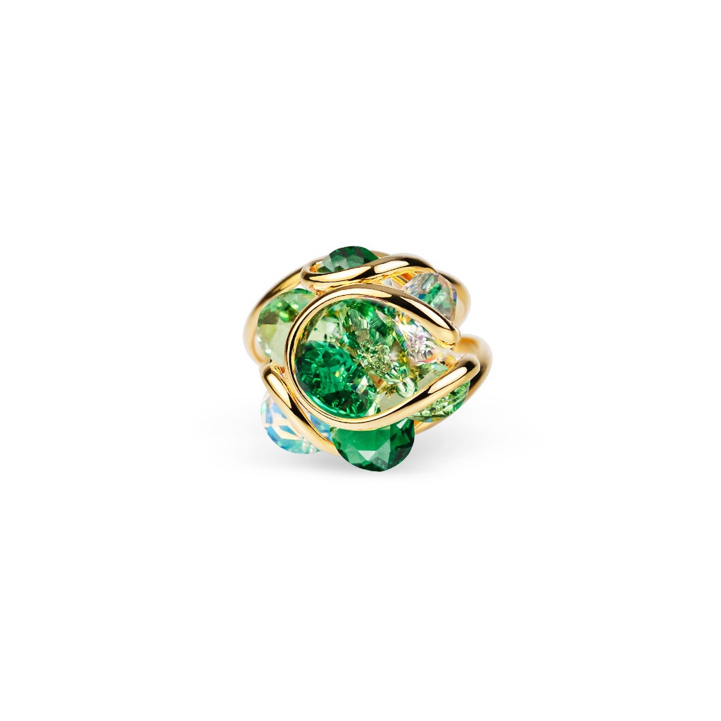 De maat van deze ring is te verstellen.