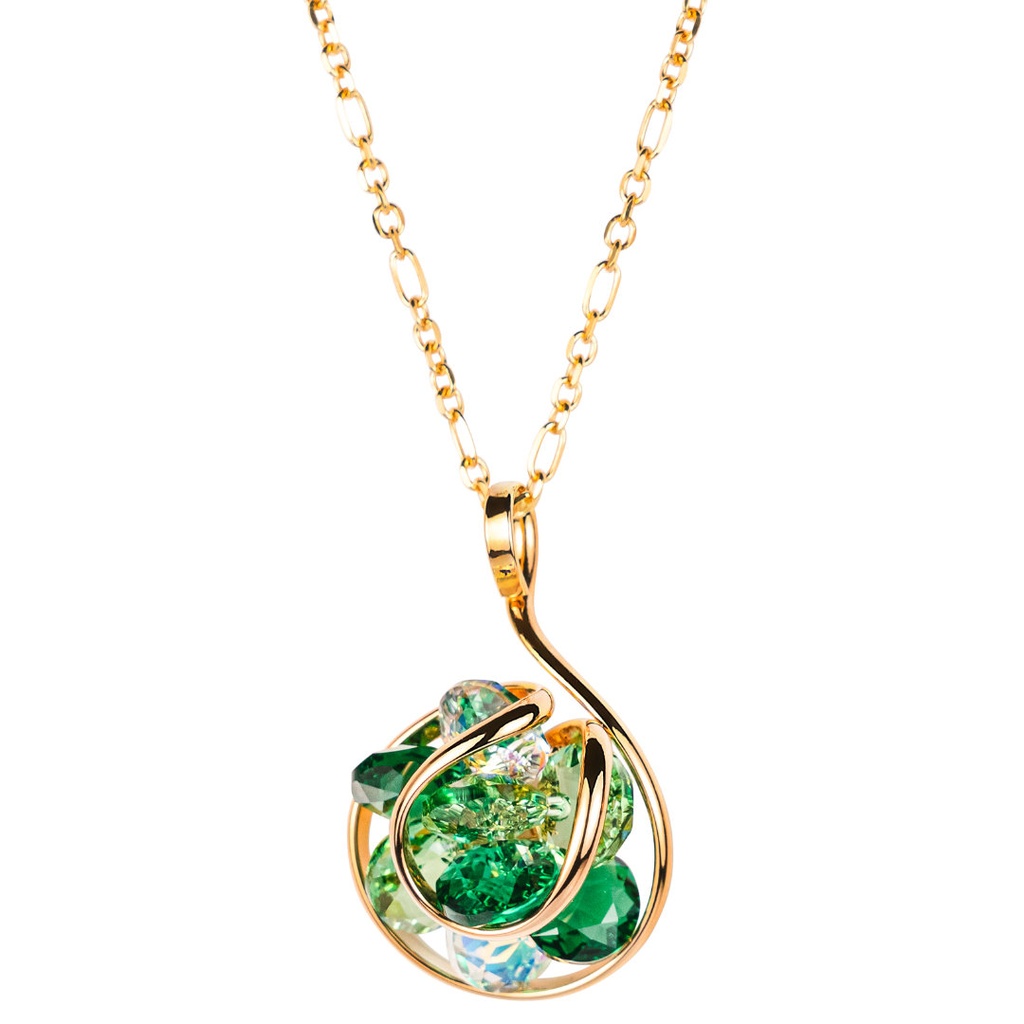 Andrea Marazzini Hanger en Collier Ninfea Emerald Colors GONIN24CDI