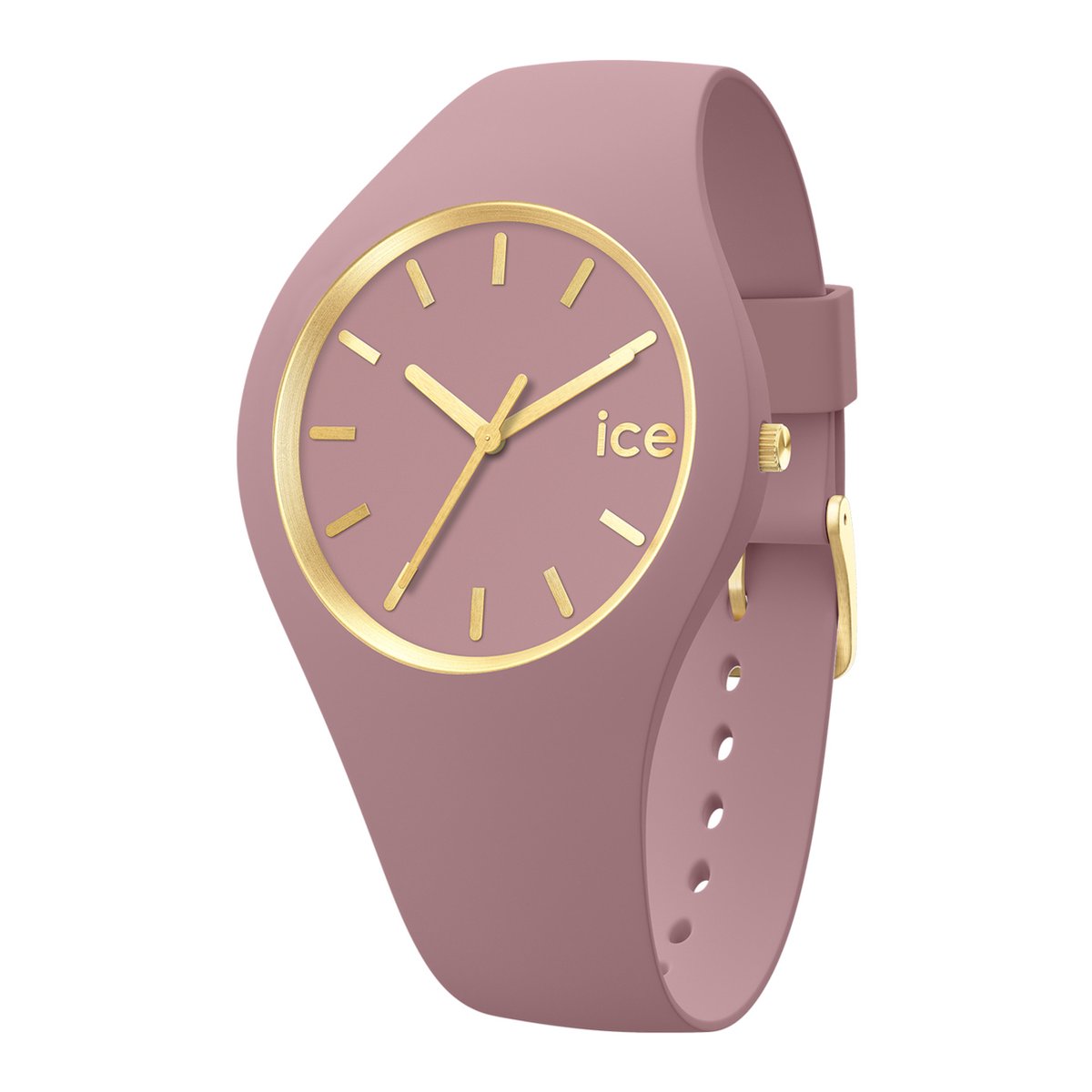 Ice-Watch Glam brushed zacht paars medium met doubl&eacute;.