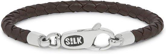 Silk armband bruin model 830BRN in 21cm.
Uitlopend model!