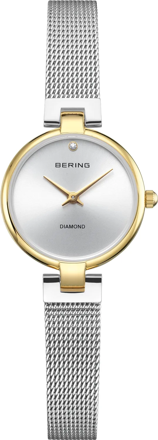 Stalen dames horloge bering 