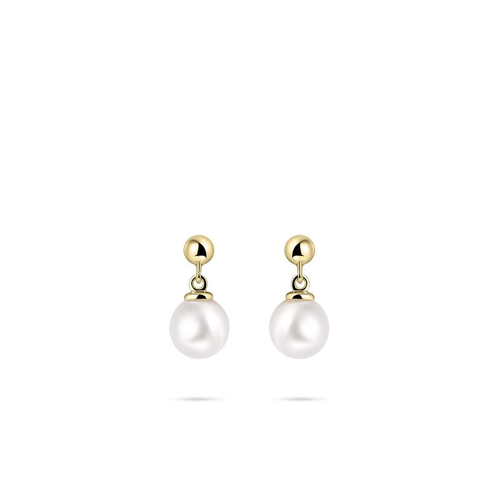 Fresh Water Pearl Earrings gold