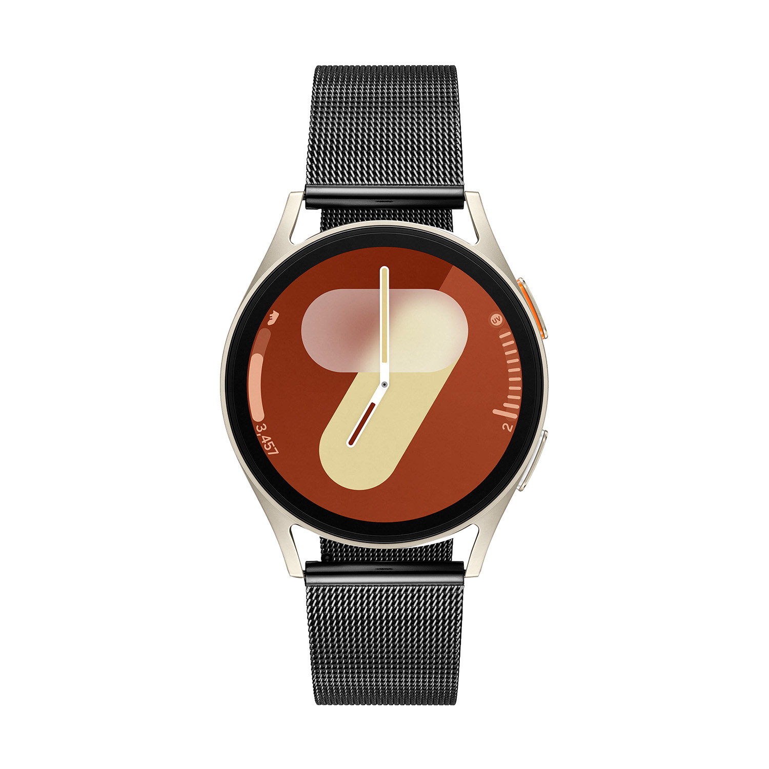 Samsung Galaxy Watch7 SA.L300CBRM.LTE Creme/Zwart Mesh 40mm 
De Galaxy Watch combineert de uitstraling van een luxe horloge met de geavanceerde functies van de SAMSUNG smartwatches. De Galaxy Watch7 is de smartwatch met Wear OS van SAMSUNG en heeft genoeg power voor de hele dag dankzij de 3nm-processor. Navigeer nauwkeurig met Dual-Frequency GPS. Houd je hartslag, work-outs en slaap bij met de geavanceerde BioActive Sensor. Galaxy AI gebruikt deze gegevens om waardevolle inzichten over je gezondheid te geven en je welzijn te verbeteren met Energy Score en Wellness Tips. De Galaxy Watch is niet alleen zeer stijlvol, maar ook gebruiksvriendelijk. Nooit meer verdwaald dankzij onze nauwkeurigste gps ooit op een Galaxy Watch. De Galaxy Watch is stof- en spatwaterdicht en 5 ATM gecertificeerd. De extra features, zoals het kompas, hartritme sensor, cycles meter, slaapmeter en nog heel veel meer maken de Galaxy Watch7 nog completer.

De Galaxy Watch heeft een Always On-display, waardoor je geen knop in te drukken om de tijd weer te geven. Het AMOLED-display kan ingesteld worden op een continue tijdsweergave, zodat dag en nacht te zien is hoe laat het is.

Highlights:
- Geschikt voor Android  
- De Galaxy Watch7 heeft een IP68-certificering. Het horloge is 5 ATM
- Dankzij de ingebouwde speaker en microfoon, kan er ook gebeld worden met het horloge
- Ontvang alle berichten van je telefoon op je horloge en reageer direct met quick reply’s
- Herkent meer dan 90 verschillende activiteiten
- Door de verschillende meters en tellers is het mogelijk om onder andere de hartslag, stappen, snelheid, slaap, luchtdruk, stress, hoogte- en diepte te meten
- D.m.v. de ingebouwde GPS, is het mogelijk om offline te navigeren (zonder dat de telefoon in de buurt is)
- Luister zonder smartphone naar muziek met Spotify premium
- Contactloos betalen met de LTE modellen 4G
- Virtueel voice assistent