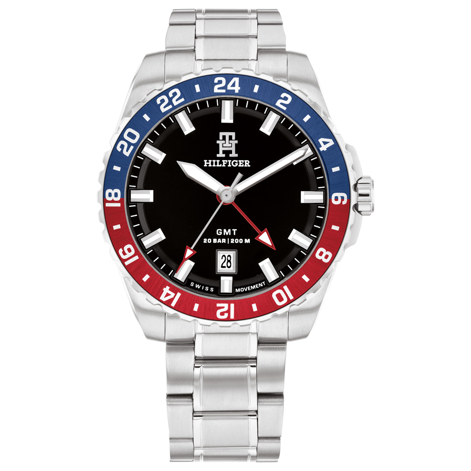 Tommy Hilfiger TH1792131 Horloge Heren Staal Zilverkleurig 42mm
Dit specifieke horloge van Tommy Hilfiger uit de TH 85 serie met artikelnr: TH1792131 is een luxe herenhorloge die niet in je collectie mag ontbreken. Het stalen herenhorloge heeft een ronde zilverkleurige kast met een bedrukte bezel en een zwarte wijzerplaat met lumibrite cijfers en wijzers en een tweede tijd. Aan de kast zit een stalen band met een vouwsluiting. Het horloge heeft een mineraalglas, een doorsnee van 42mm en is 20ATM.  
