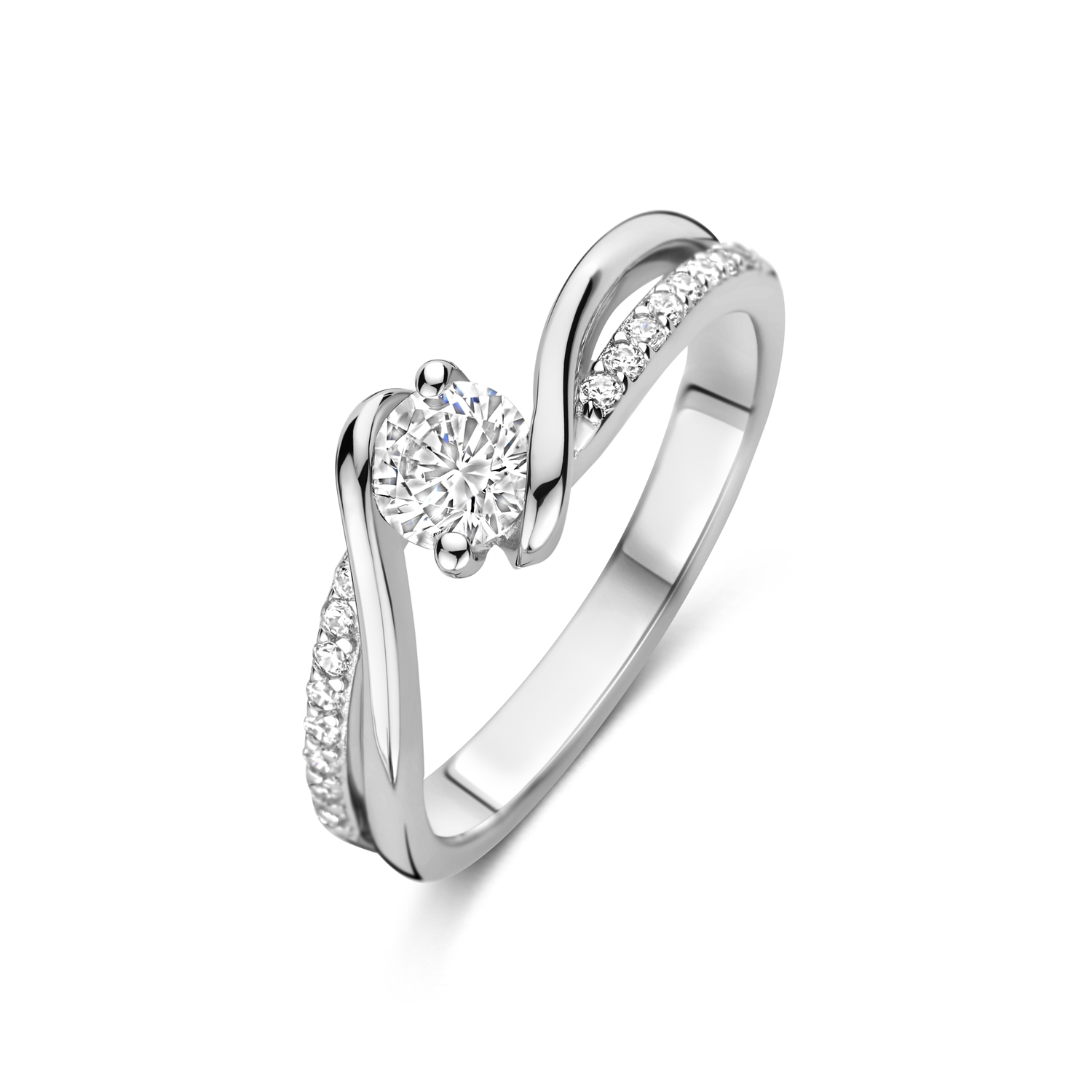 De Rosa Di Luca zilveren ring, modelnummer 62914956, is vervaardigd met schitterende zirkonia-steentjes en is maat 56. Deze elegante ring, een juweel in de categorie ringen, voegt verfijning toe aan elke outfit. Het beste te dragen bij zowel casual als formele gelegenheden voor een subtiele doch opvallende touch. Perfect als cadeau of eigen verwennerij.
