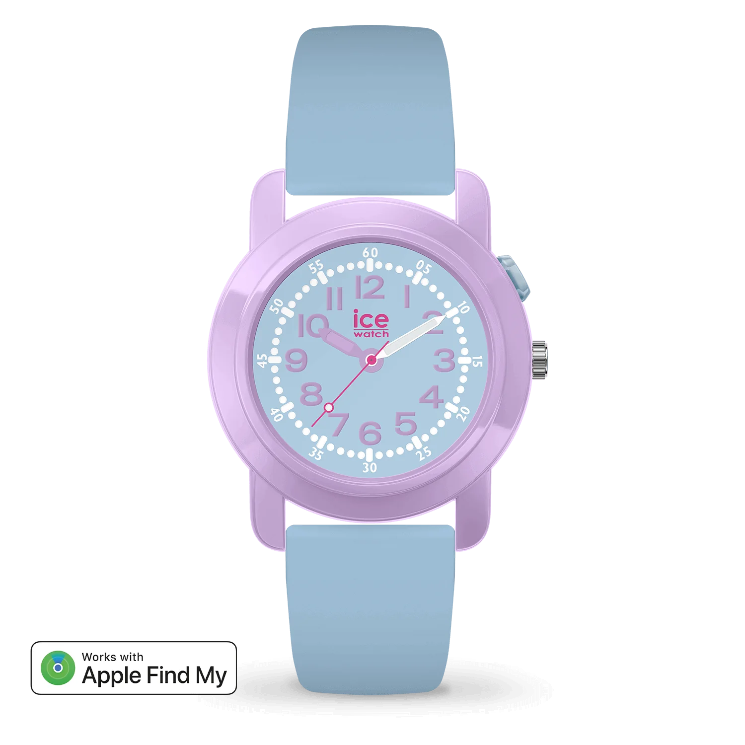 Het eerste quartzhorloge dat leren en veiligheid combineert. De look is perfect voor kinderen die van eenvoud met een modern tintje houden. Dankzij de ingebouwde Zoek mijn-technologie van Apple kunt u uw Watch gemakkelijker dan ooit terugvinden als u hem kwijt bent of bent vergeten. Een ideale metgezel voor dynamische kinderen... en gerustgestelde ouders en grootouders!