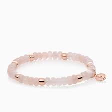 BRON Mix26 armband rosegoud met roze Beryl