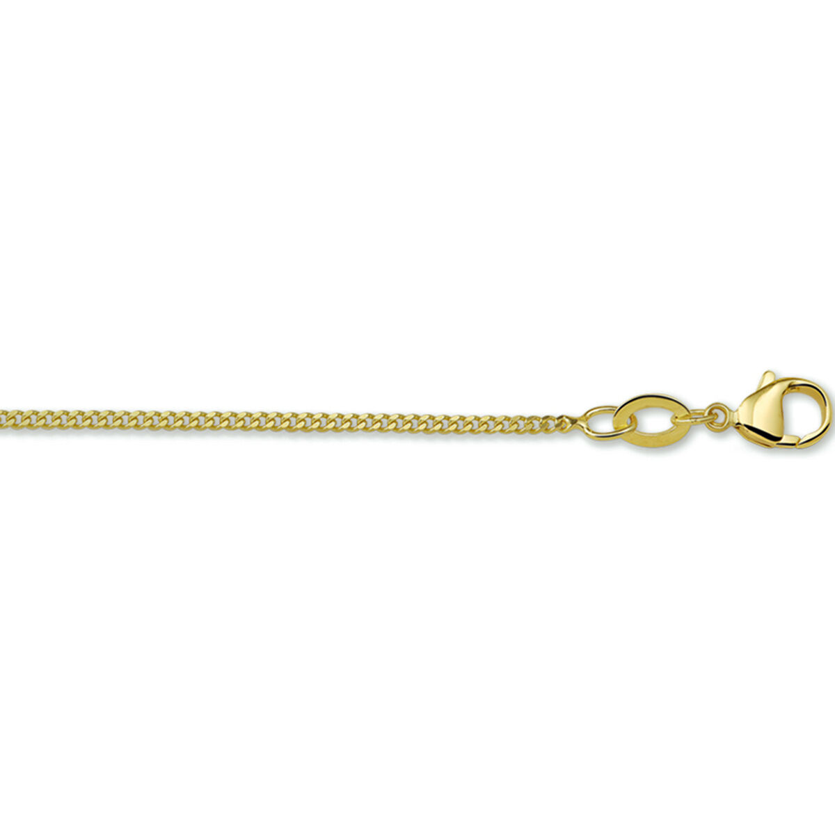 Double collier gourmetschakel 45 cm / 1,4 mm