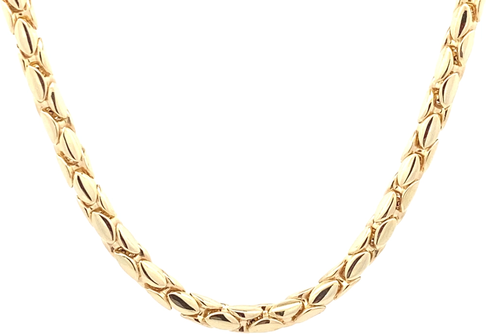 Ketting in geel goud 14 k