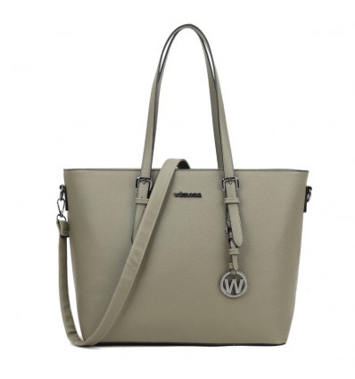 Wimona Kyara-One Werktas/Schooltas - Khaki
Artikelnummer: 3011-KHAKI
EAN-code: 8720512162585

Deze stijlvolle Wimona Kyara-One tas is ideaal als schooltas of werktas. Dankzij het ruime formaat en de praktische indeling neem je eenvoudig al je benodigdheden mee, zoals documenten, boeken of zelfs een laptop.

Kenmerken:

Serie: Kyara-One
Type tas: Schooltas / Werktas
Materiaal: Hoogwaardig imitatieleer
Kleur: Khaki
Afmetingen (HxBxD): 32 x 44 x 16 cm
Gewicht: 1 kg
Schouderband: Verstelbaar en afneembaar
Garantie: 1 jaar
Een perfecte combinatie van functionaliteit en een modieuze uitstraling — ideaal voor dagelijks gebruik op school of op kantoor.