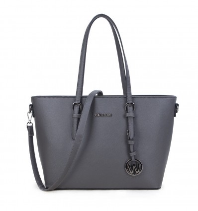 Wimona Kyara 3010 Handtas - Grijs
Artikelnummer: 3010-GREY

De Wimona Kyara 3010 is een elegante en praktische handtas, perfect voor dagelijks gebruik. Met haar stijlvolle ontwerp en ruime binnenzijde is deze tas een ideale metgezel voor zowel werk als vrije tijd.

Kenmerken:

Serie: Kyara
Type tas: Handtas
Materiaal: Hoogwaardig imitatieleer
Kleur: Grijs
Afmetingen (HxBxD): 27 x 33 x 14 cm
Gewicht: 0,90 kg
Schouderband: Verstelbaar en afneembaar
Garantie: 1 jaar
Deze tas combineert comfort, stijl en functionaliteit en is een uitstekende keuze voor de moderne vrouw.