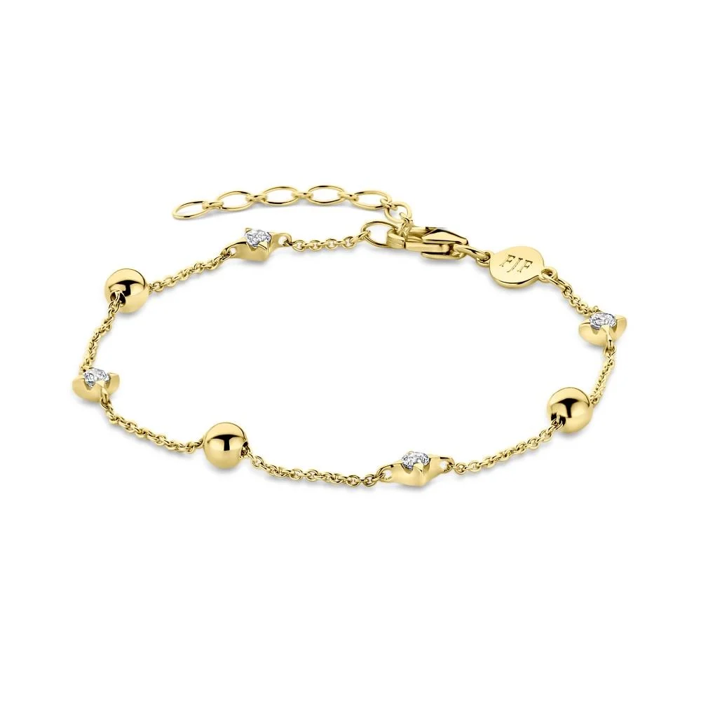 Dit is een armband van het merk FJF Jewellery gemaakt voor dames.