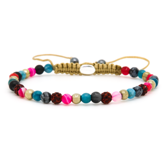 Karma armband, Spiral Jamie Lee XXS (red crystal)