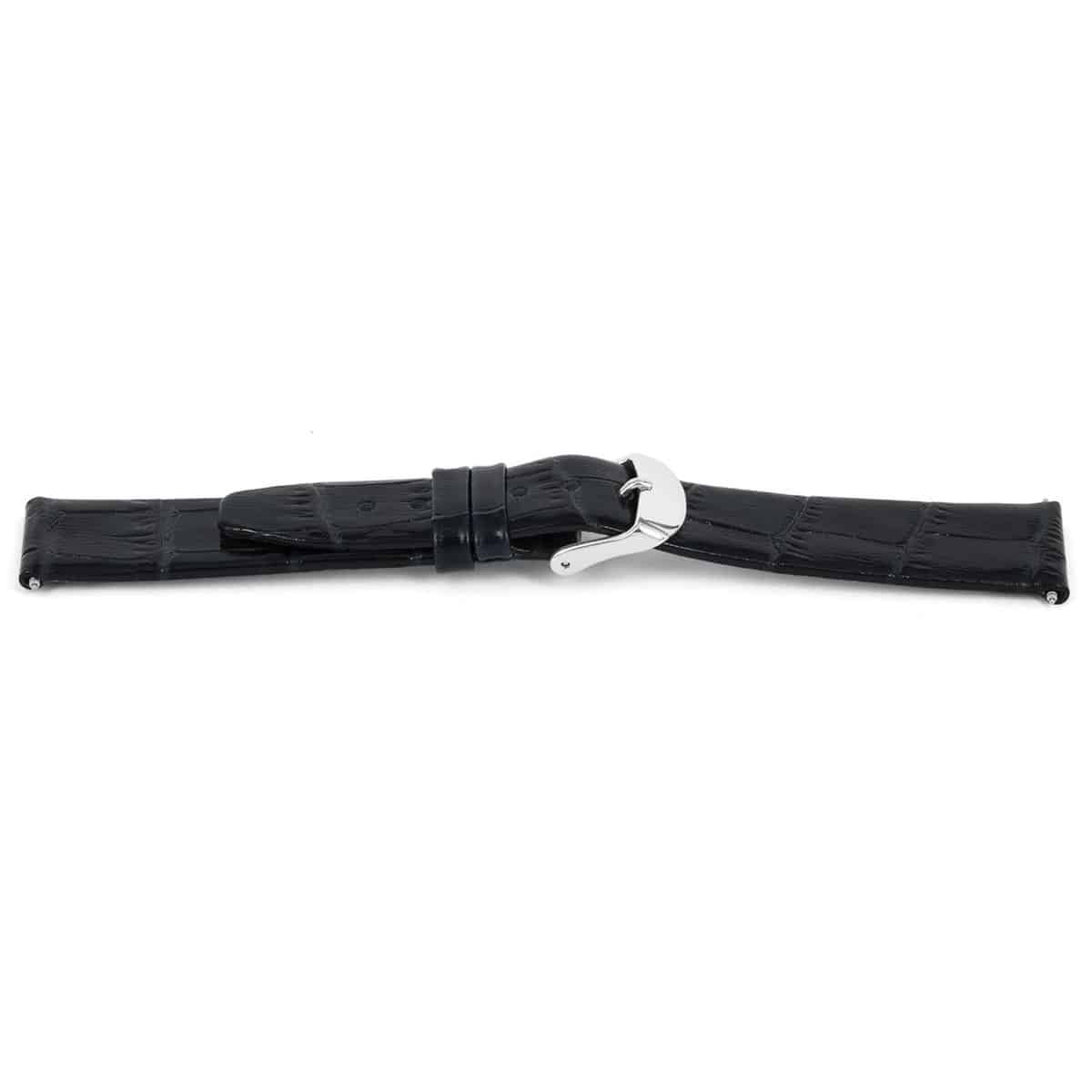 Lederen horlogeband met croco print en ongestikt
Kleur band: Blue
Band dikte: 2.5mm
Band lengte: 70/110mm
Band breedte: 12x10mm
Gesp: Edelstaal
Bekleding binnenband: Nubuck
Gestikt: Nee
Waterproef: nee
Pushpin: Inclusief
Hypo allergisch: Ja
NFC: Nee
EAN: 4782863627124