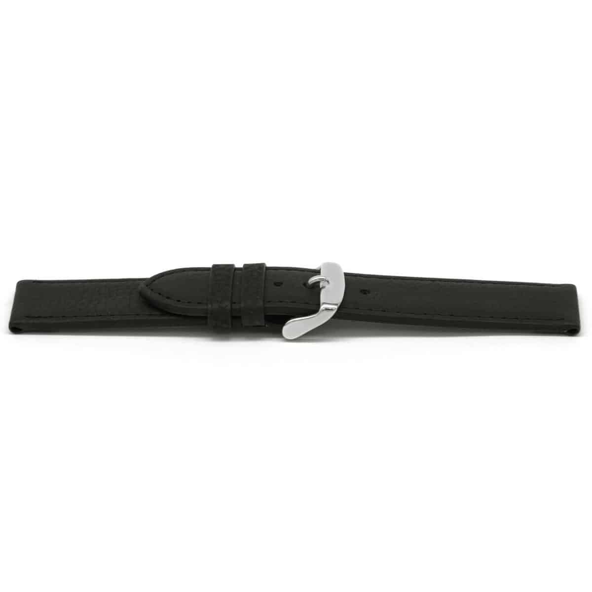 Italiaans lederen horlogeband, oily zwart en gestikt.
Kleur band: Zwart
Band dikte: 3.8mm
Band lengte: 75/115mm
Band breedte: 16x16mm
Gesp: Edelstaal
Bekleding binnenband: Nubuck
Gestikt: Ja
Waterproef: Nee
Pushpin: Exclusief
Hypo allergisch: Nee
NFC: Nee
EAN: 4782863129161

Code: catd283