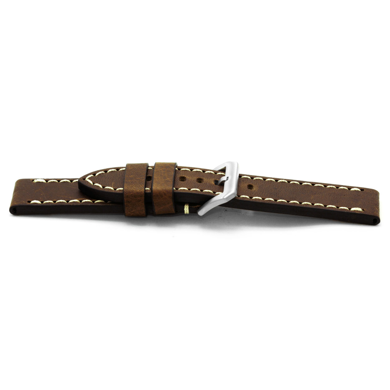 Italiaans lederen horlogeband, hypo allergisch.
Kleur band: Bruin
Band dikte: 4.2mm
Band lengte: 80/125mm
Band breedte: 24x24mm
Gesp: All Stainless Steel
Bekleding binnenband: Nubuck
Gestikt: Ja
Pushpin: Exclusief